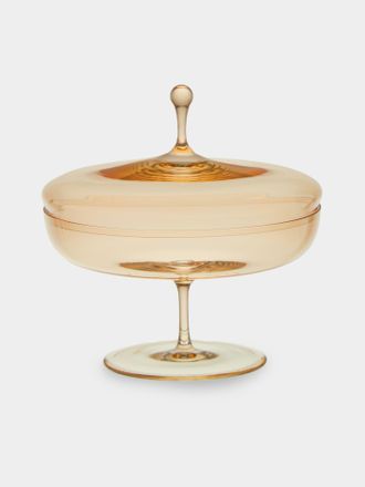 Lobmeyr Hand-Blown Crystal Flat Candy Dish