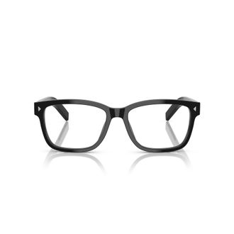 Prada 0pr B10v Rectangular Black Acetate Sunglasses