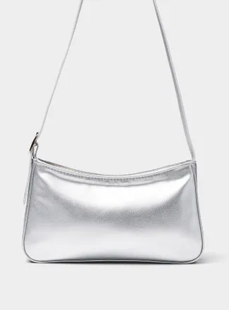 Simons Womens Smooth minimalist baguette bag