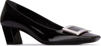 Roger Vivier Womens Belle Pump Black Calfskin Pal