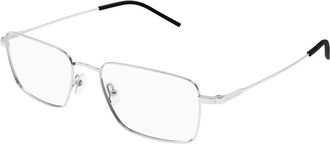 Saint Laurent Brillen - Heren - Brillen - Grijs - 55 MM - Accessoires