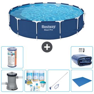 Bestway Piscina Bestway Steel Pro Redonda - 396x84 Cm - 8-piezas S21611