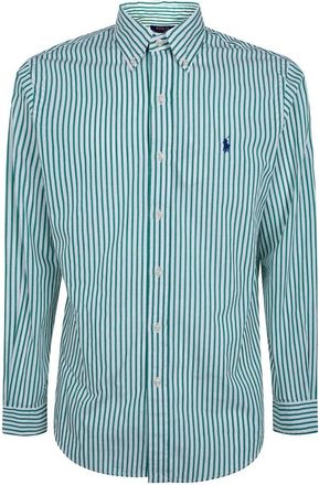 Polo Ralph Lauren Gestreepte Button-Down Overhemd - Heren - Casual Overhemden - Veelkleurig - XL - Katoen - Overhemden