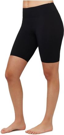 Free Sport By Gottex Basic High Waist Long Swim Short in Black at Nordstrom, Size X-Large