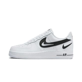 Nike Fitness, Heren, Wit, 46 EU, Su&egrave;de, Air Force 1 Low Cut Out Swoosh