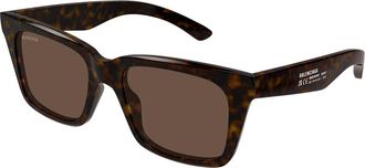 Balenciaga BB0467S 002 Mens Sunglasses Tortoiseshell Size 54