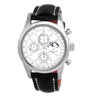 Breitling Pre-owned Breitling Transocean Chronograph Automatic Silver Dial Mens Watch A1931012-G750-435X-A20BA.1