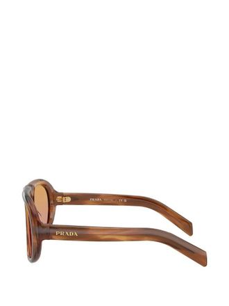 Prada PRC05S Tortoiseshell Acetate Sunglasses - Brown