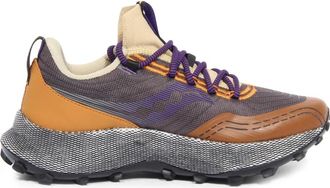 Saucony Bruin/Paarse Trail Hardloopschoenen - Heren - Sneakers - Veelkleurig - 42 1/2 EU - Schoenen