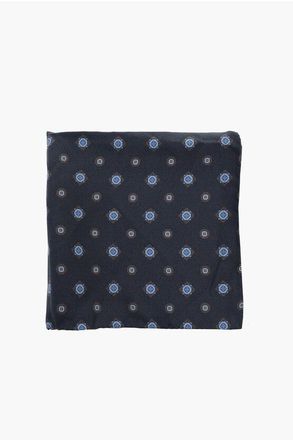 Corneliani Patterned Pure Silk Pocket Square size Unica