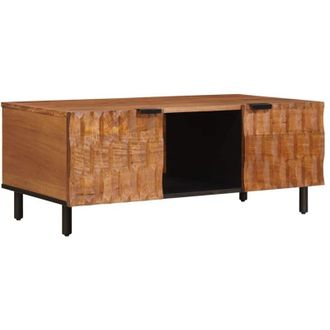 vidaXL Coffee Table Brown 100 x 54 x 40 cm Solid Mango Wood vidaXL