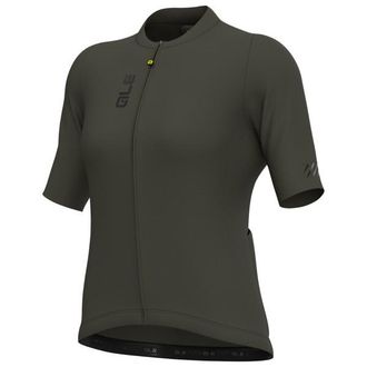 Al&eacute; Pragma Color Block Off Road S/S Jersey Velotrikot f&uuml;r Damen | grau/oliv