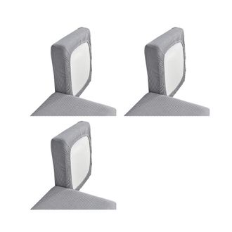 OEM Funda De Coj&iacute;n Para Sof&aacute; Con Elasticidad 6x, Tejido De Alta Elasticidad, Color Gris