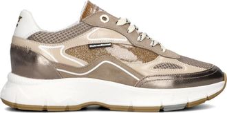 Floris Van Bommel Bronzen Winter Sneakers voor vrouwen - Dames - Sneakers - Bruin - 37 1/2 EU - Wol - Schoenen