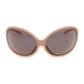 Balenciaga Sunglasses, unisex, Pink, Size: ONE SIZE Phantom Round Sunglasses