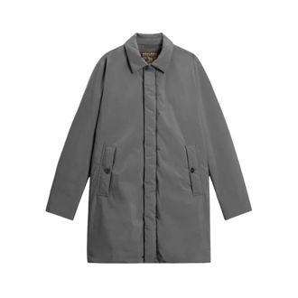 Woolrich Lamar Padded Coat - Heren - Mantels - Grijs - Maat: M Wol