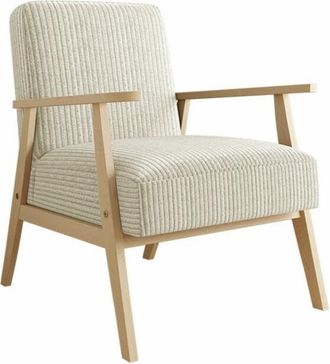 Mirjan24 Sill&oacute;n Clovis 100, Poso 100, 76x59x67cm, Tapiz, Patas: Madera, 0