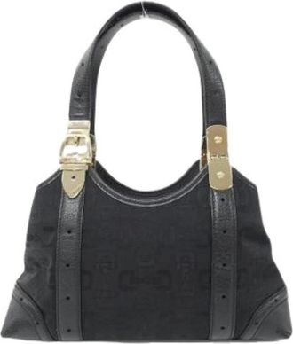Gucci Pre-owned Shoulder Bags, female, Black, Size: ONE SIZE Pre-owned Vintage Shoulder Bag