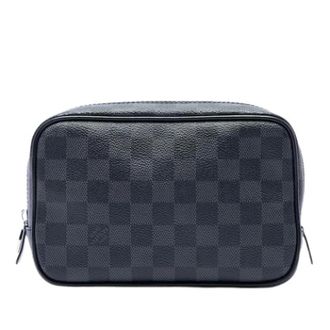 Louis Vuitton Pre-owned Toilet Pouch PM - Heren - Pre-owned - Zwart - Maat: ONE Size