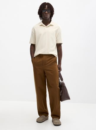 Le 31 Mens Cotton-linen pant New York fit - Straight