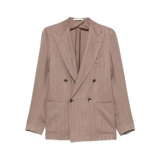 Tagliatore Blazers, male, Brown, Size: M G-Warner2D Et893 Jacket