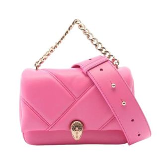 Bulgari Pre-owned Serpenti Cabochon Mini 2Way Handbag - Dames - Pre-owned - Roze - Maat: ONE Size Leer