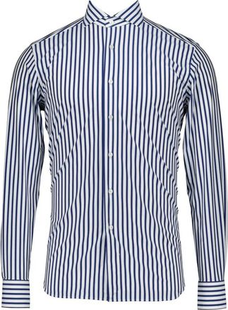 Xacus Active Lange Mouw Overhemden Act 520ml/21606 - Heren - Casual Overhemden - Blauw - L - Overhemden
