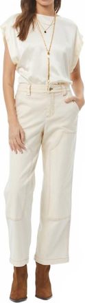 Young Fabulous & Broke Brier Crew Neck Top In Ivory