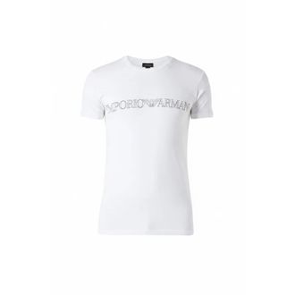 Emporio Armani Heren, Tops, Wit, Maat: 2XL Katoen
