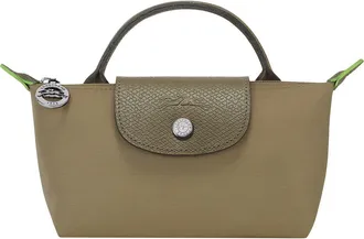 Longchamp Le Pliage Recycled Canvas Cosmetics Case in Artichoke at Nordstrom
