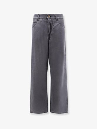 Miu Miu Pantaloni Grey Light Denim - MIU MIU - gender_Woman