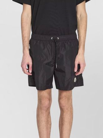 Moncler logo patch swim shorts