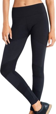 Seafolly Womens Moto Leggings In Sea Black