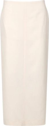 Philosophy di Lorenzo Serafini Sheath Skirt - Dames - Kokerrokken - Wit - M - Rokken