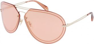 Police Womens SPLA93 67 67300A Sunglasses - Gold - One Size