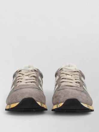 Premiata sneakers rubber sole suede panels design