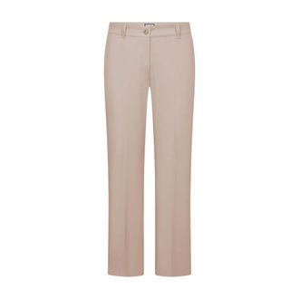 Seductive Straight Trousers, female, Beige, Size: 2XL Straight Trousers