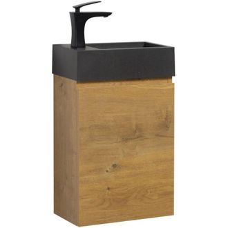 Badplaats Mobile da bagno Gabinetto Angela 40cm Rovere - armadio wc mobiletto lavabo
