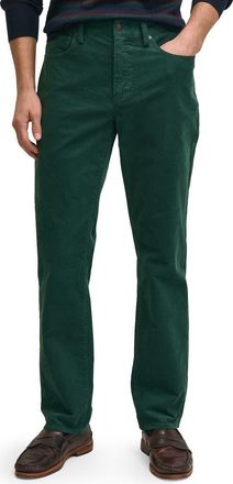Brooks Brothers Stretch Cotton Corduroy Five Pocket Pants in Trekking Green at Nordstrom, Size 40 X 32