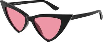 Alexander McQueen AM0518S 003 Womens Sunglasses Black Size 52