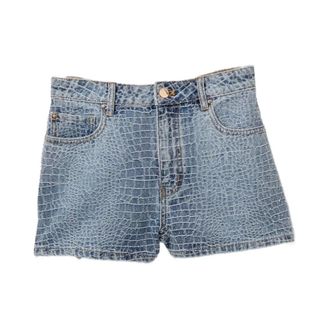 Self Portrait Denim Shorts, female, Blue, Size: W25 Denim Shorts