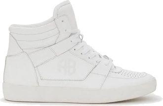 Anine Bing Witte Leren Sportieve Sneakers Hayden Model - Dames - Sneakers - Wit - 41 EU - Leer - Schoenen