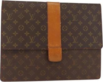 Louis Vuitton Pre-owned Clutches, female, Brown, Size: ONE SIZE Pre-owned Canvas Clutch