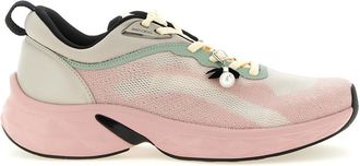 Jimmy Choo London Pink Lace Up Sneakers