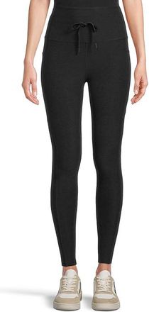 Beyond Yoga Spacedye The Go Pocket Midi Leggings Womens Clothing Darkest Night : XL (US Womens 14-16), Elastane/Polyester