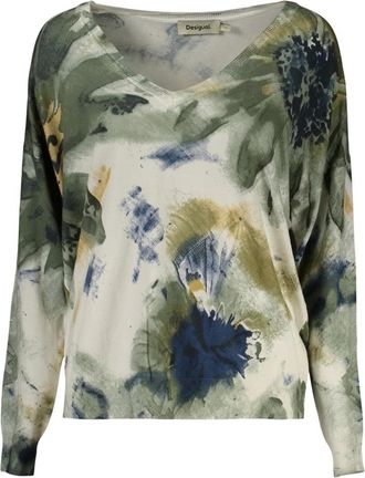 Desigual Coldbotanic Jersey - Dames - Truien - Groen - Maat: S Jersey