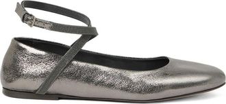 Brunello Cucinelli Scarpe Metallico-Donna