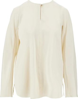 Max Mara Blouse met lange mouwen - Beige