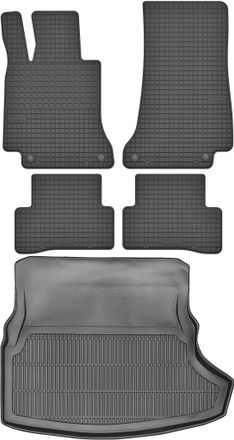 OEM Juego De Alfombrillas De Goma Para Coche Y Maletero Para Mercedes Clase C Iv W205 Sed&aacute;n/limusina (desde 2014)