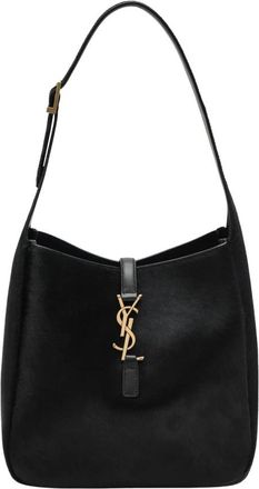 Saint Laurent Shoulder Bag S Monogramme - Dames - Schoudertassen - Zwart - ONE Size - Leer - Tassen